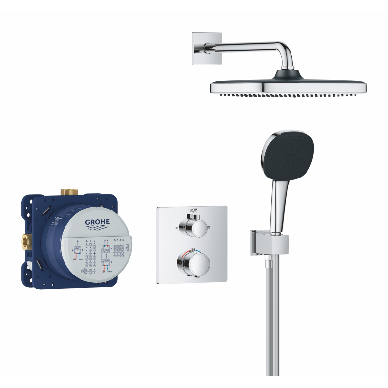 QuickFix Precision Душевая система скрытого монтажа с Vitalio Comfort 250 (34882000) фото 2