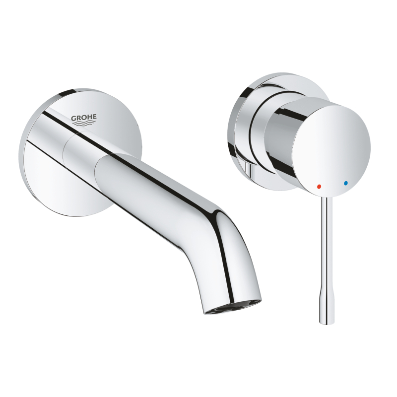 Смеситель для раковины из стены Grohe Essence New M-Size, излив 183 мм, хром (29192001) фото 1