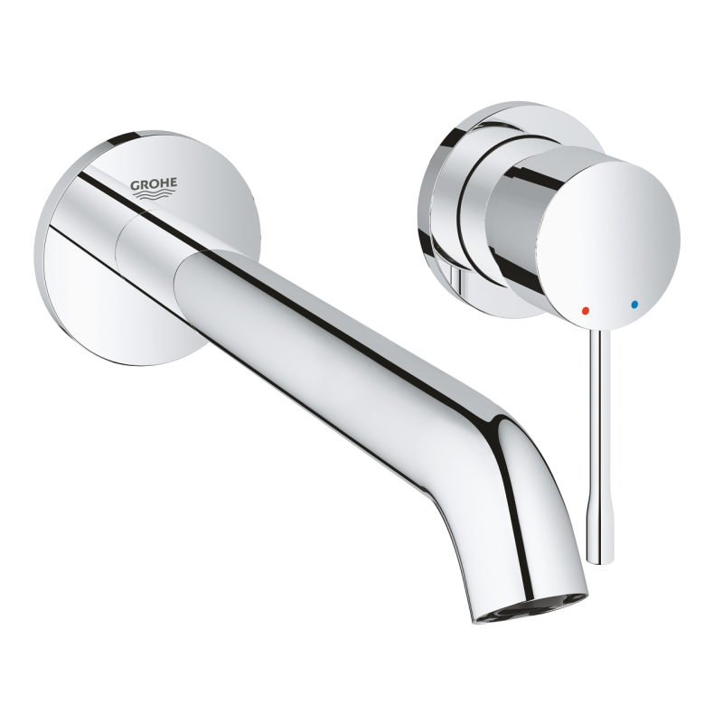 Змішувач для раковини зі стіни Grohe Essence L-Size вилив 230 мм, хром (29193001) фото 1