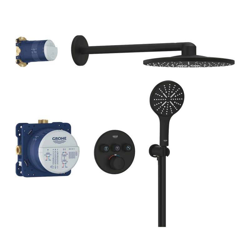 Grohtherm SmartControl Скрытая душевая система с Rainshower SmartActive 310 (34863KF0) фото 1