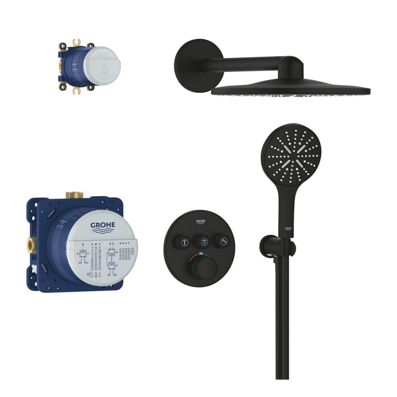 Grohtherm SmartControl Скрытая душевая система с Rainshower SmartActive 310 (34863KF0) фото 2