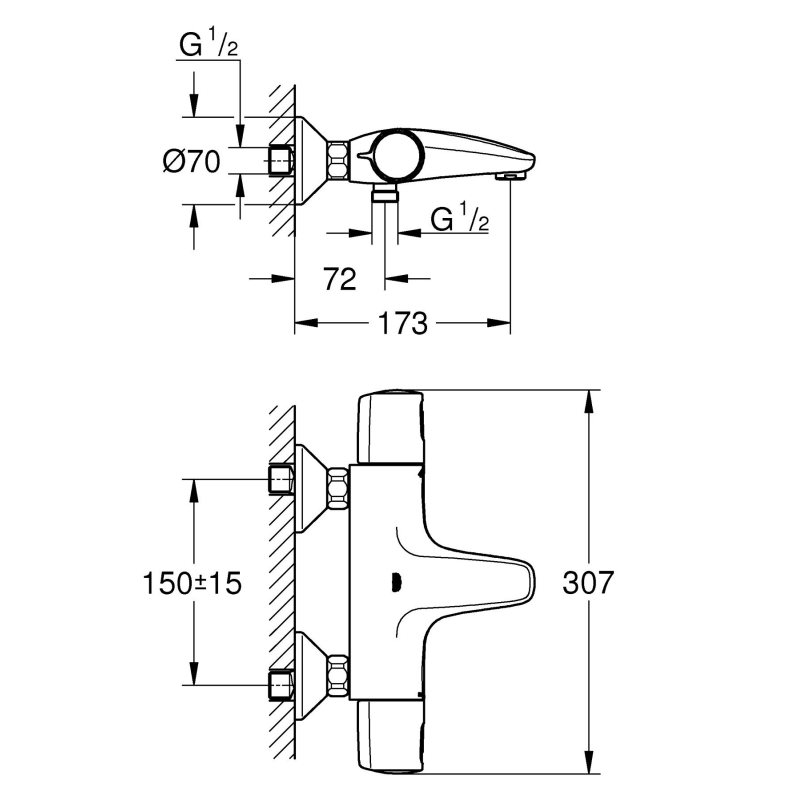 QuickFix Precision Trend Термостат для ванны (1022162432) фото 10
