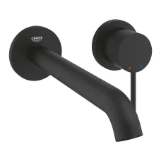 Смеситель для раковины Grohe Essence на два отверстия L-Size, черный (29193KF1)