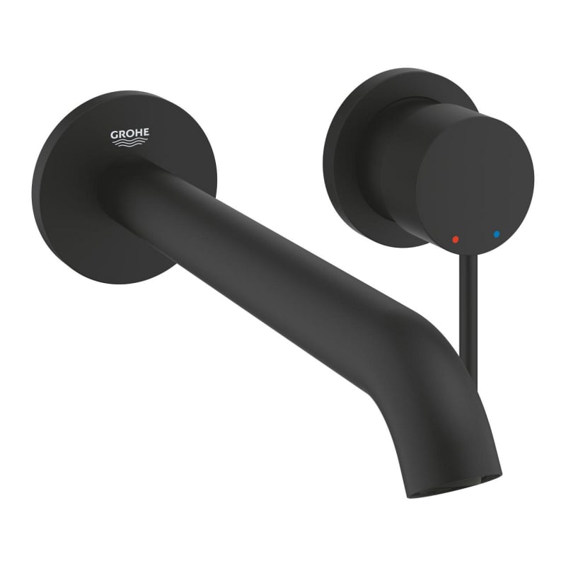 Смеситель для раковины Grohe Essence на два отверстия L-Size, черный (29193KF1) фото 1