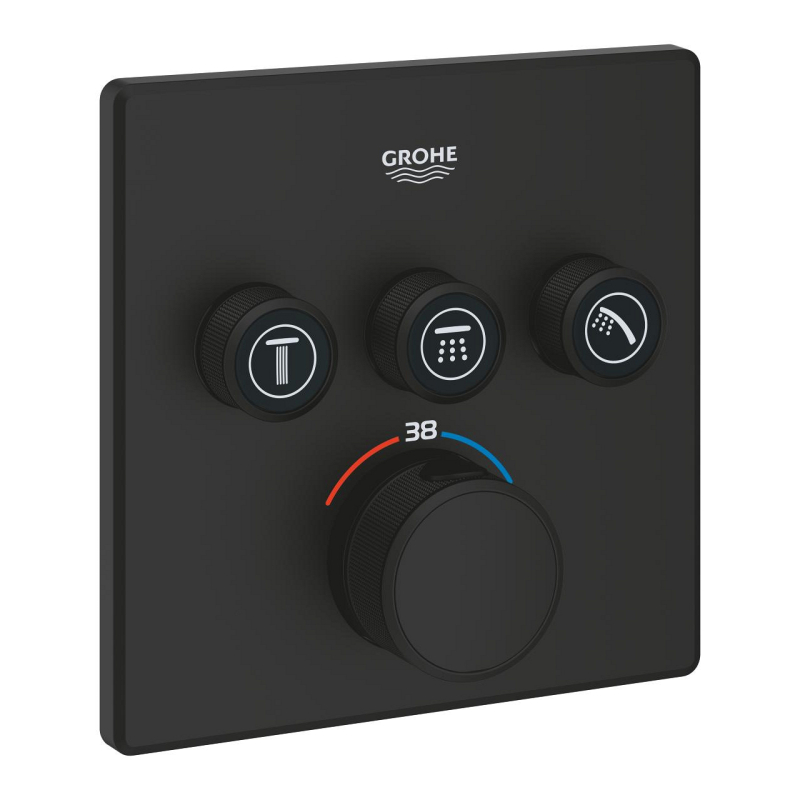 Grohtherm SmartControl Термостат скрытого монтажа с 3 кнопками управления (102167KF00) фото 1