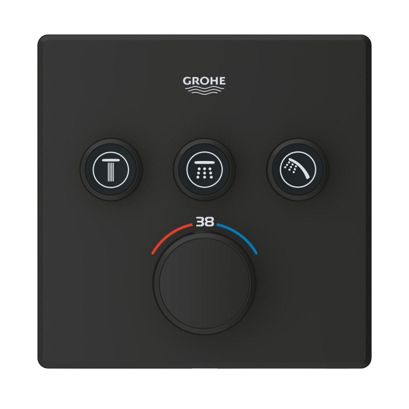 Grohtherm SmartControl Термостат скрытого монтажа с 3 кнопками управления (102167KF00) фото 3