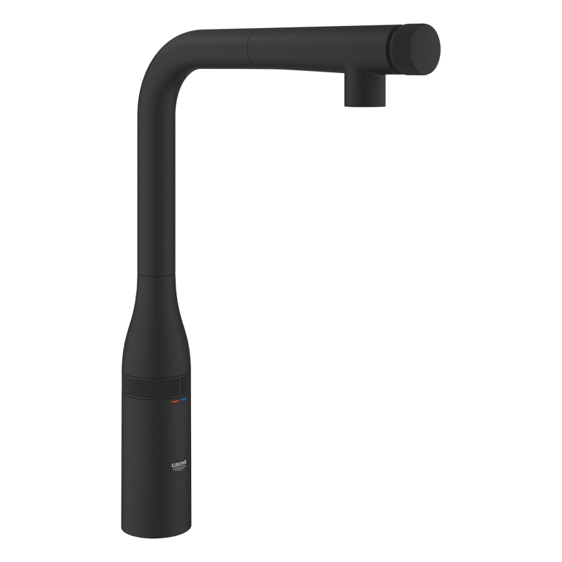 Смеситель однорычажный для мойки Grohe Accent SmartControl, черный (30444KF0) фото 1