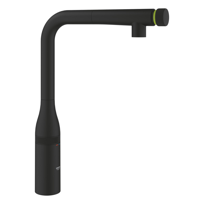 Смеситель однорычажный для мойки Grohe Accent SmartControl, черный (30444KF0) фото 2