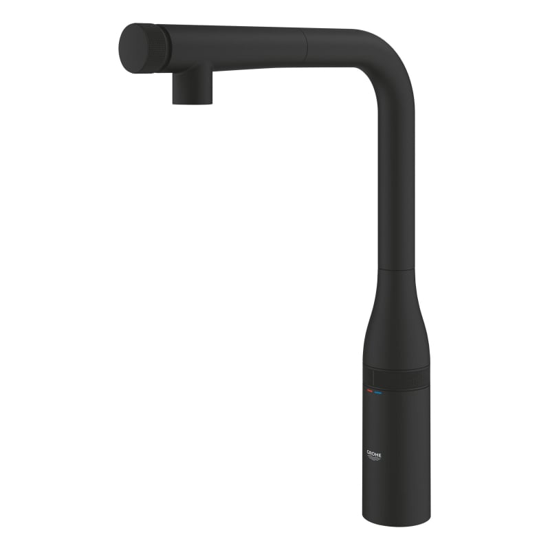 Смеситель однорычажный для мойки Grohe Accent SmartControl, черный (30444KF0) фото 4