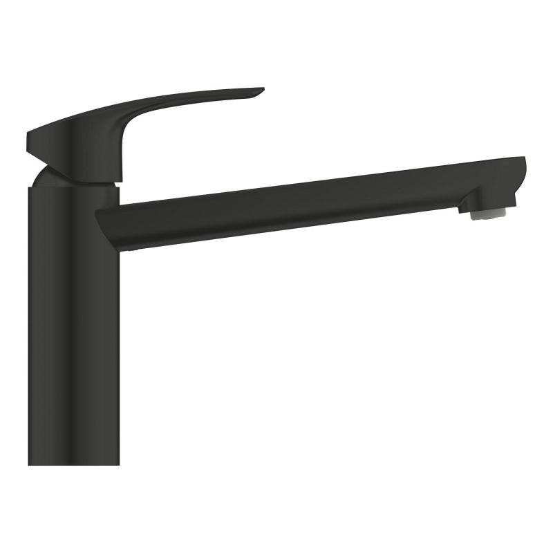 Смеситель однорычажный для мойки Grohe Eurosmar горизонтальный, черный (304632430) фото 2
