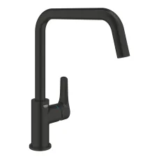 Смеситель однорычажный для мойки Grohe Eurosmar U-излив, черный (305672430)