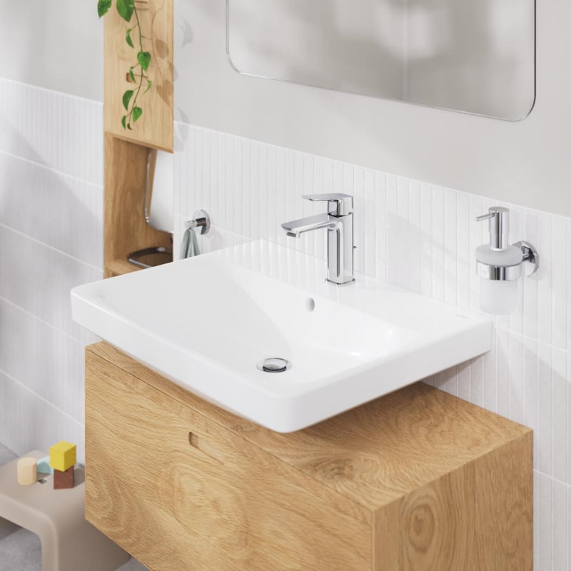 Смеситель однорычажный для раковины Grohe Cubeo M-размера, хром (1017490000) фото 6