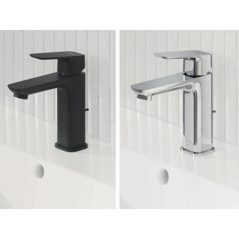 Одноважільний змішувач для раковини Grohe Cubeo M-розміру, черный (1017492430) фото 6
