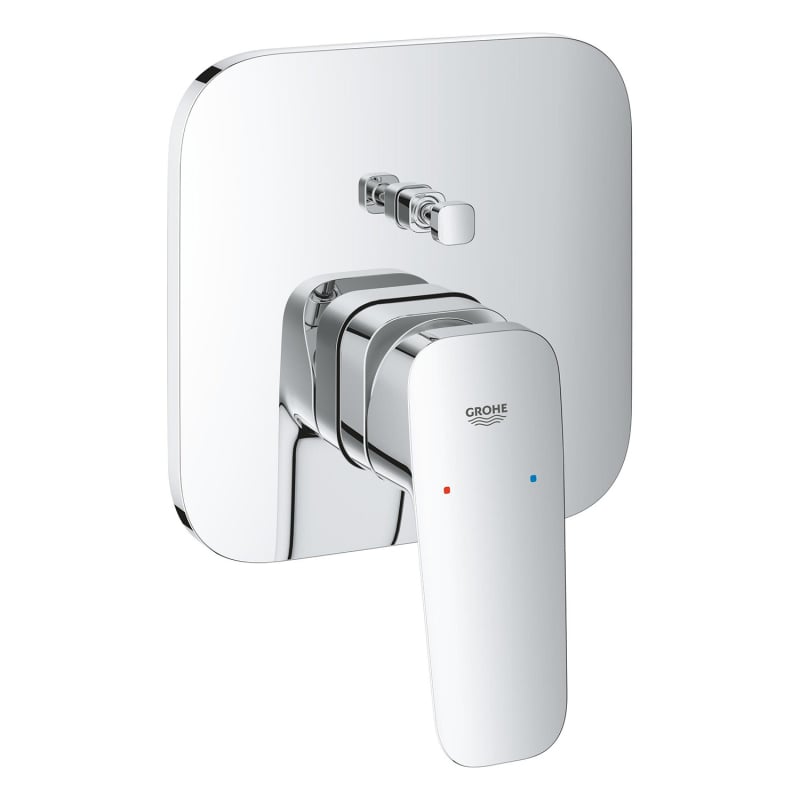 Смеситель однорычажный Grohe Cubeo с переключателем на 2 положения, хром (1017780000) фото 1