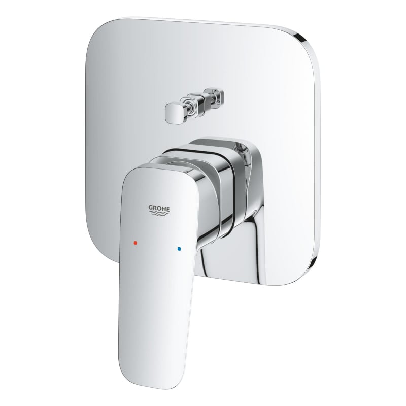 Смеситель однорычажный Grohe Cubeo с переключателем на 2 положения, хром (1017780000) фото 4