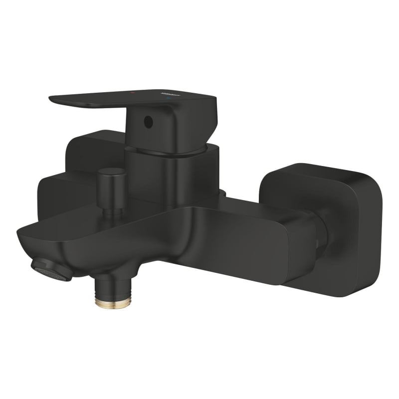 Смеситель однорычажный для ванны Grohe Cubeo + душевой набор, черный (1018142430) фото 4