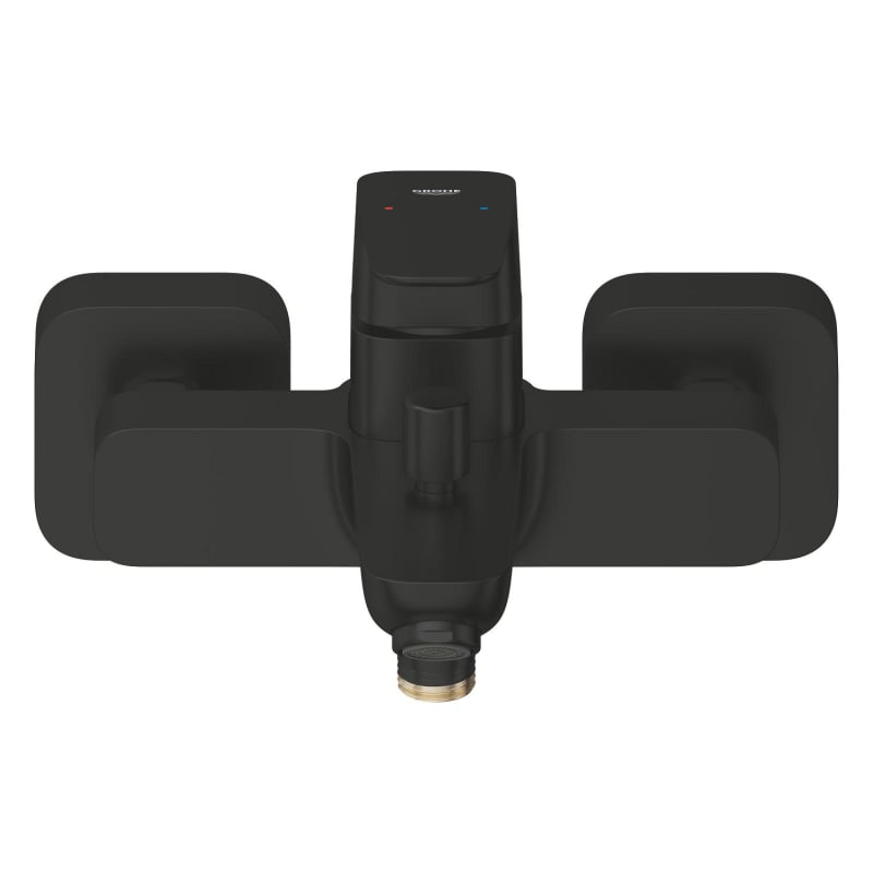 Смеситель однорычажный для ванны Grohe Cubeo + душевой набор, черный (1018142430) фото 5