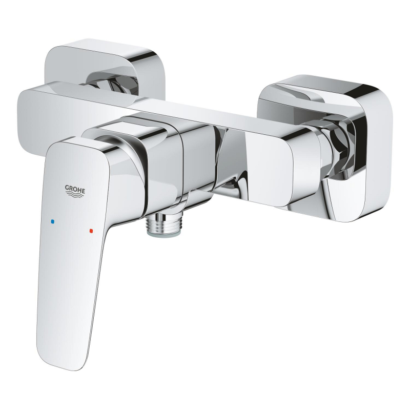 Смеситель однорычажный для душа Grohe Cubeo с душевым гарнитуром, хром (1018250000) фото 8