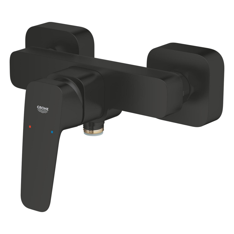 Смеситель однорычажный для душа Grohe Cubeo с душевым гарнитуром, черный (1018252430) фото 9