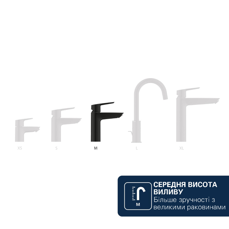 Dice Одноважільний змішувач для раковини M-розміру (1018332430) фото 8