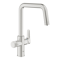 Смеситель для кухни для подачи технической и фильтрованной воды Grohe Blue Pure Start, сталь (30595DC0)