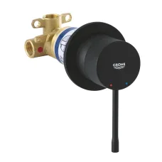 Смеситель однорычажный для душа Grohe Essence для скрытого монтажа, черный (29197KF0)