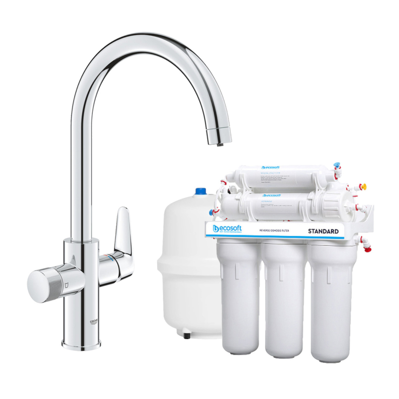 Blue Pure StartCurve змішувача для кухні з фільтром зворотного осмосу Ecosoft Standar (MO55030592) фото 1