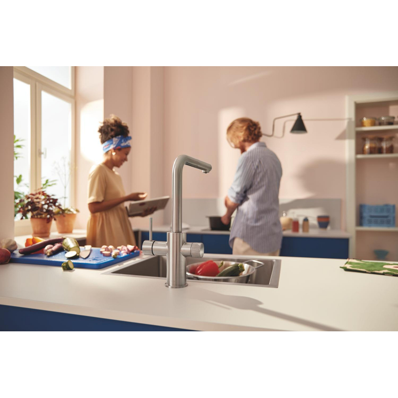 Змішувач з фільтром зворотного осмосу Grohe Blue Pure Minta Ecosoft P’URE AQUACALCIUM Mint, сталь (MO67530601DC) фото 13