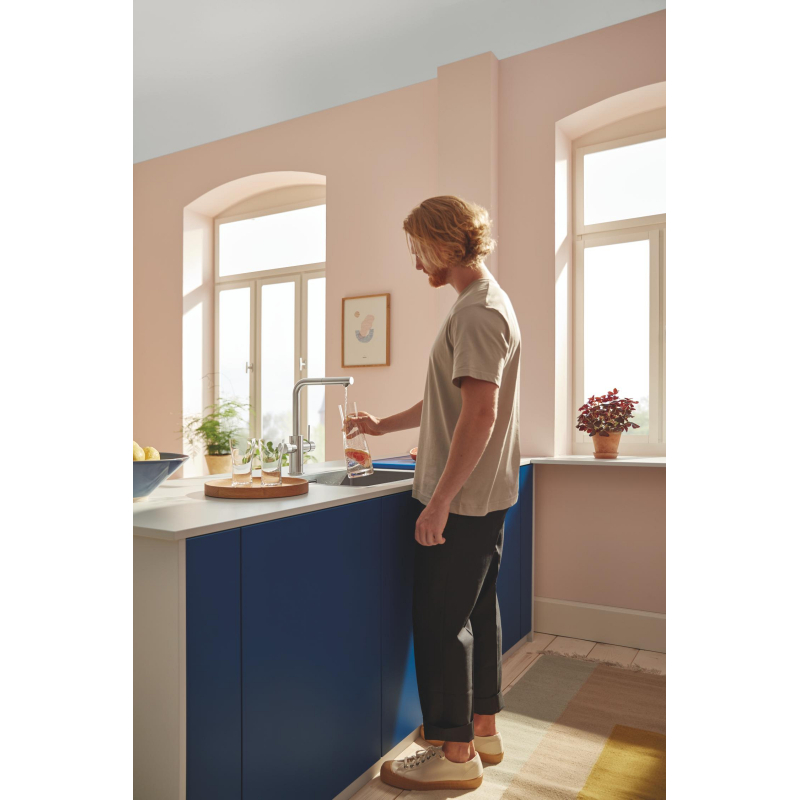 Змішувач з фільтром зворотного осмосу Grohe Blue Pure Minta Ecosoft P’URE AQUACALCIUM Mint, сталь (MO67530601DC) фото 15