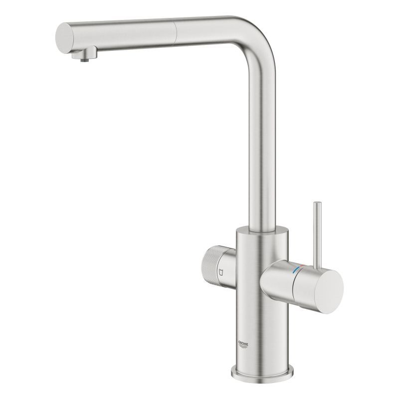 Змішувач з фільтром зворотного осмосу Grohe Blue Pure Minta Ecosoft P’URE AQUACALCIUM Mint, сталь (MO67530601DC) фото 3