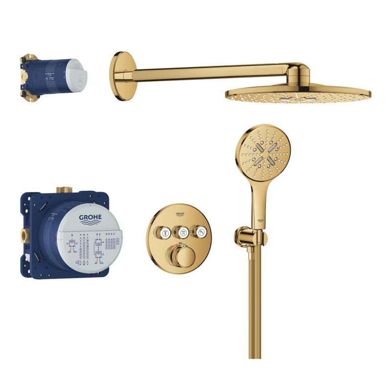 Grohtherm SmartControl Прихована душова система з Rainshower SmartActive 310 (34863GL0) фото 1