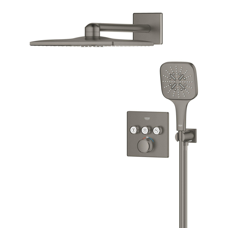 Grohtherm SmartControl Прихована душова система з Rainshower SmartActive 310 Cube (34864AL0) фото 3
