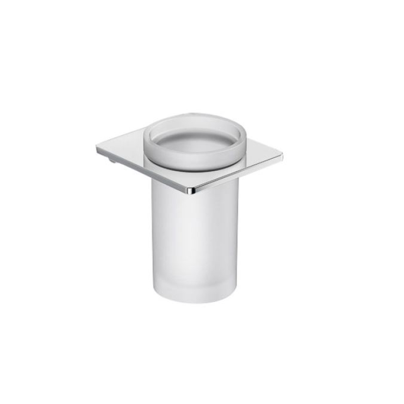 Creabath S-cube Стакан для зубных щеток с держателем, хром фото 1
