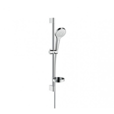 Croma Select S Shower set 110 Vario Душевой набор со штангой 669 мм и мыльницей, хром/белый