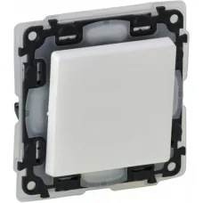 Вимикач Legrand Valena LIFE, 10АХ, 250V, автоматичні клеми, IP44, білий