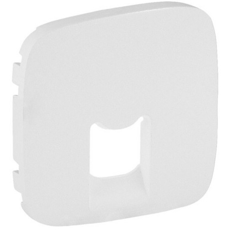 Лицевая панель двойной розетки RJ11/RJ45 Legrand Valena ALLURE, IN*MATIC, белый фото 1