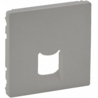 Лицевая панель розетки RJ11/RJ45 Legrand Valena LIFE, IN*MATIC, алюминий