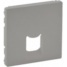Лицевая панель розетки RJ11/RJ45 Legrand Valena LIFE, IN*MATIC, алюминий