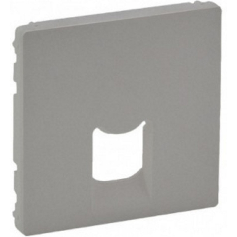 Лицьова панель ї розетки RJ11/RJ45 Legrand Valena LIFE, IN*MATIC, алюміній фото 1