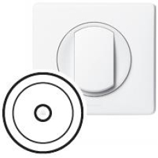 Лицевая панель розетки 1xTV Legrand Celiane, белый