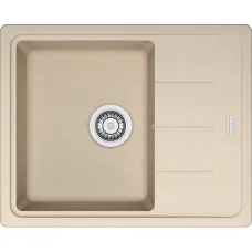 Мийка кухонна Franke Basis, фраграніт, прямокутник, з крилом, 620х500х200мм, чаша - 1, накладна, BFG 611-62, бежевий