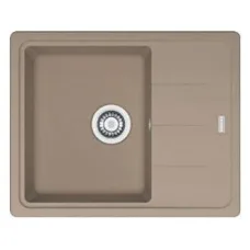 Кухонные мойки Franke BASIS, фрагранит, с крылом, чаша-1, 620х500х200мм, врезная, BFG 611-62, миндаль