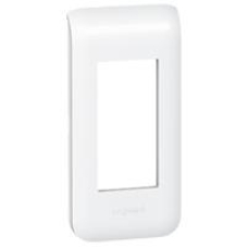 Рамка Legrand Mosaic, 1 модуль, 1-2 местная, белый