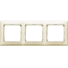 Рамка 3 посты Legrand Valena Classic, слоновая кость