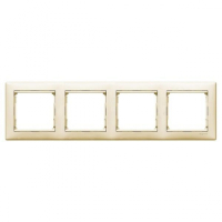 Рамка 4 посты Legrand Valena Classic, слоновая кость