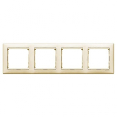 Рамка 4 посты Legrand Valena Classic, слоновая кость