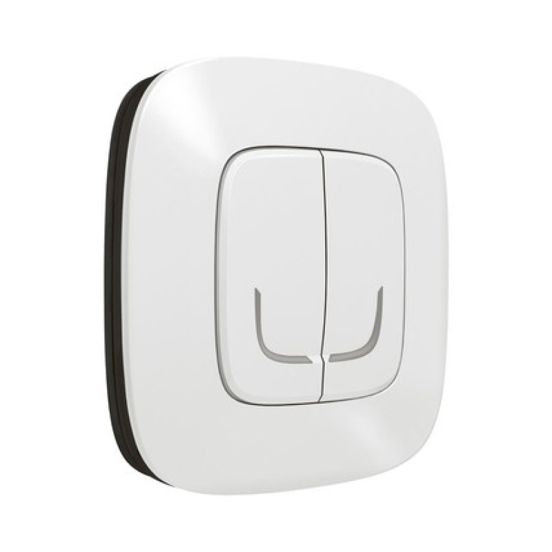 Valena Allure with NETATMO. Розумний безпроводовий вимикач 2-клавішний. Білий фото 4