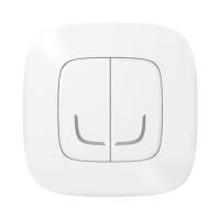 Valena Allure with NETATMO. Умный беспроводной выключатель 2-клавишный. Белый
