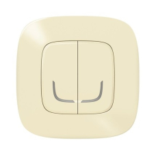 Valena Allure with NETATMO. Розумний безпроводовий вимикач 2-клавішний. Слонова кістка