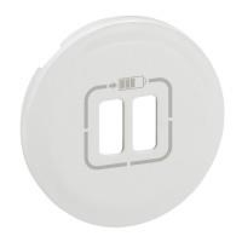 Лицьова панель розетки Legrand 1xRJ45 6 для UTP/FTP/SFTP, Celiane, білий фото 1